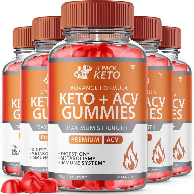 6 Pack Keto + ACV Gummies - Vitamin Place