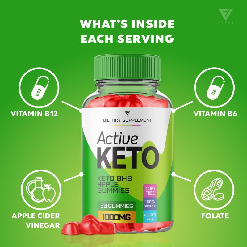 active keto bhb apple cider vinegar gummies 342313